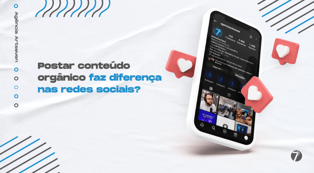 Conteúdo orgânico nas redes sociais