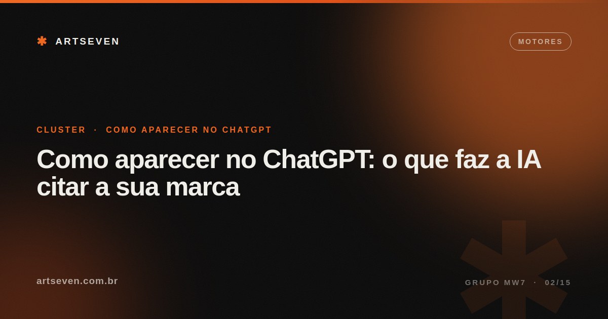 Como aparecer no ChatGPT: o que faz a IA citar a sua marca