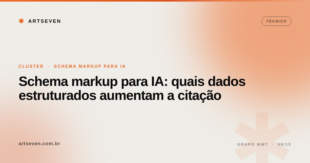 Schema markup para IA: quais dados estruturados aumentam a citação