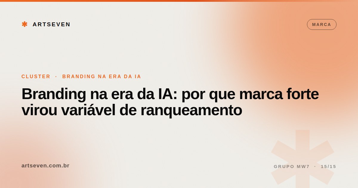 Branding na era da IA: por que marca forte virou variável de ranqueamento